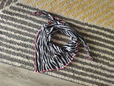 Zebrová šatka 110/134, h&m,116