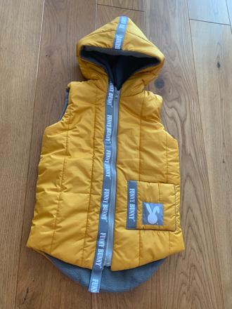 Funny bunny jarná prešívaná zateplená vesta 3-5, 9, funny bunny,104