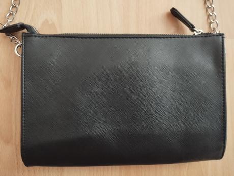 Béžovočierna crossbody kableka, f&f