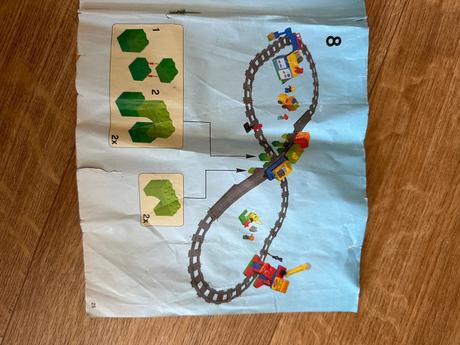 Lego dupol 10508+kolajnice 10506, 