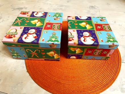 Ekologické vianočné obaly na darčeky 2 ks,