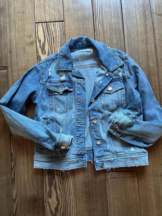 Rifľová bunda, zara,s