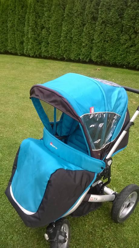Tyrkysový kočík gtx 3+, espiro,espiro gtx