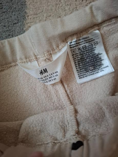 Zateplene legíny hm super stav kus 5,00, h&m,116