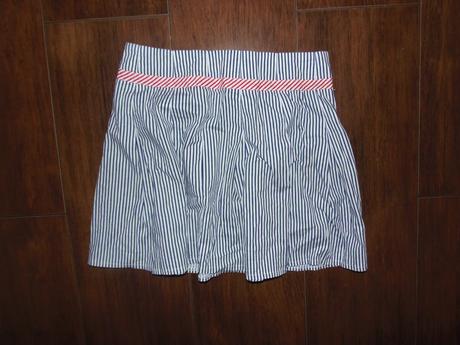 Sukňa prúžkovaná - námornícka, c&a,152