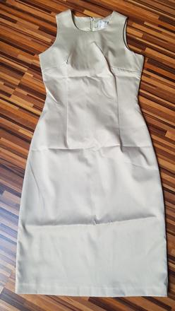 Bežove príležitostné šaty, 34