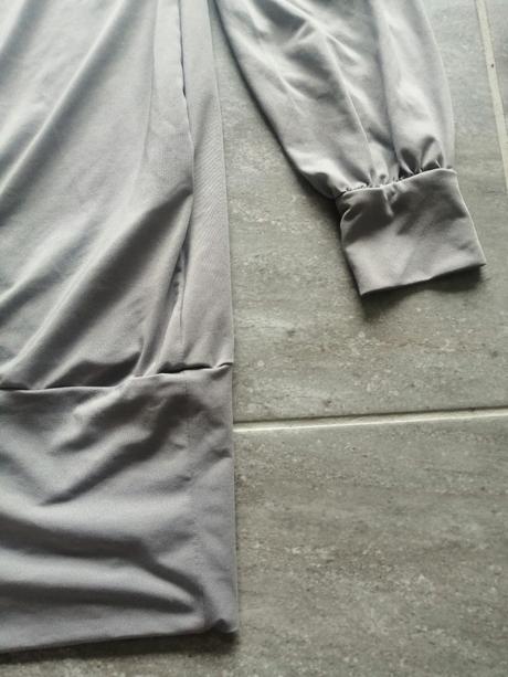 Sivé pružné šaty ham, v36-38, h&m,36