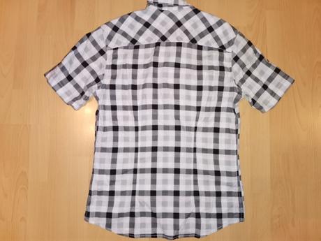 Cierno-biela kosela kocka, fishbone,m