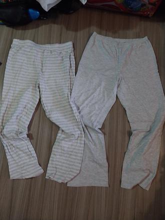 2x pyzamkove nohavice, 134