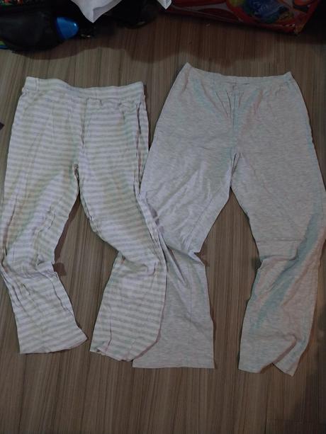 2x pyzamkove nohavice, 134