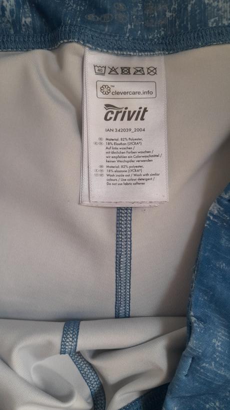 Damske leginy trojštvrťove, crivit,38