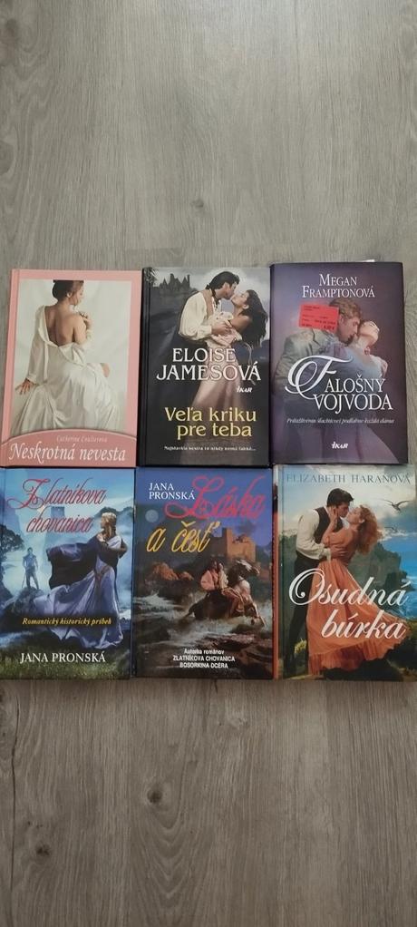 Predám rôzne romány, 