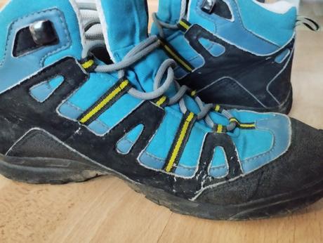 Kotníkové prechodné topánky č.37/38, quechua,37