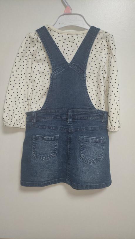 Riflové šaty s trakmi, topomini,92