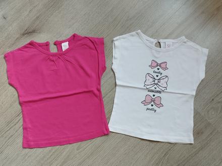 Tričká 2 kusy, baby club,74