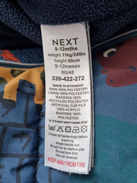 Zimná kombinéza, next,80