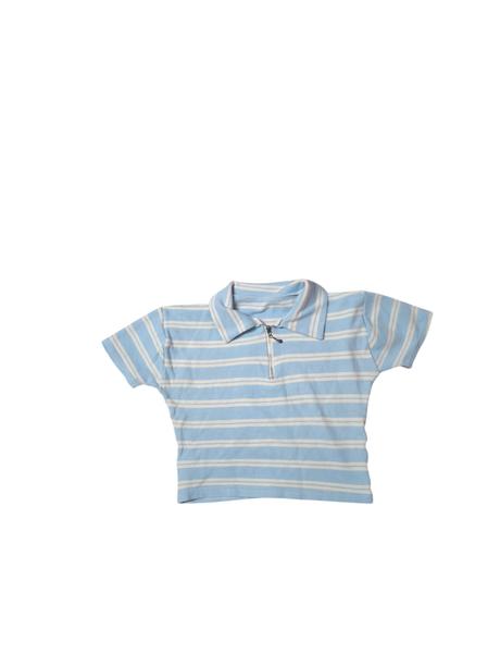 Dievčenské pásikavé tričko do pása, 152