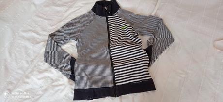 Značková pasikovaná mikinka, adidas,s