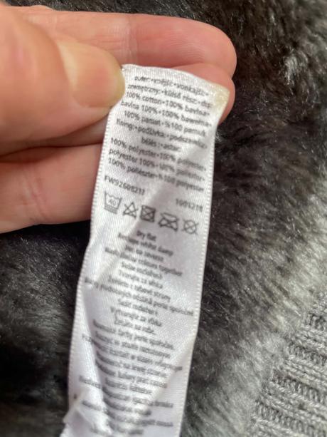 Svetrová bunda s kožušinkou, f&f,xl