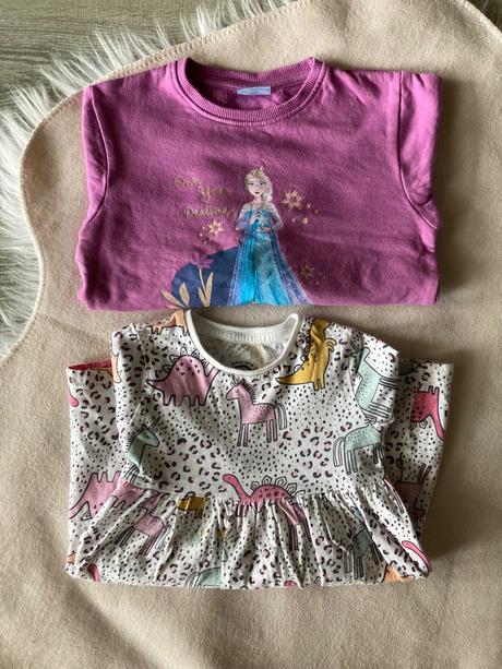 Šaty a mikina frozen 98, disney,98