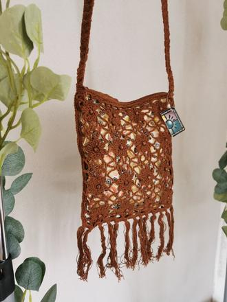 Háčkovaná kabelka,