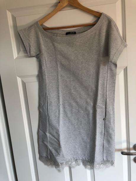 Sive šaty liu jo s čipkou, liu jo,m