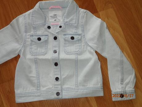 Bavlnená bundička hm 110-116 -nenosená, h&m,110