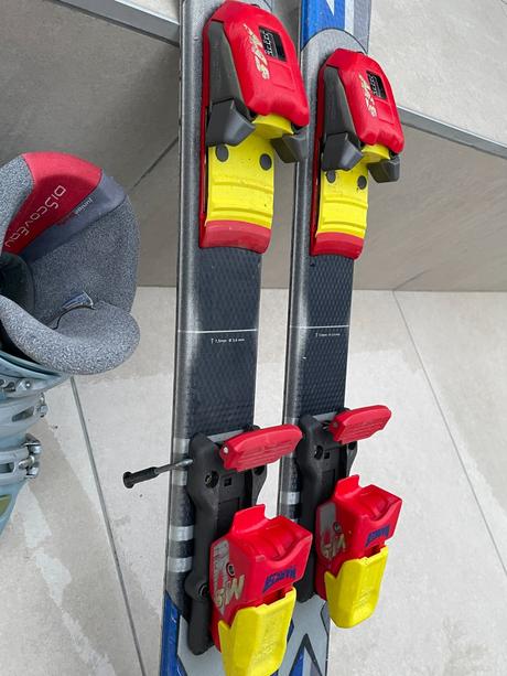 Lyze 110 + lyziarky, elan,110-119 cm