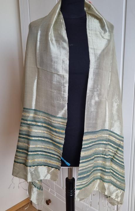 Zelená elegantná štóla/šál, reserved