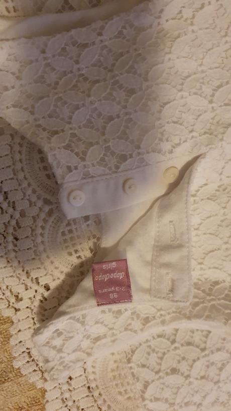 Čipkované šaty, takko,98