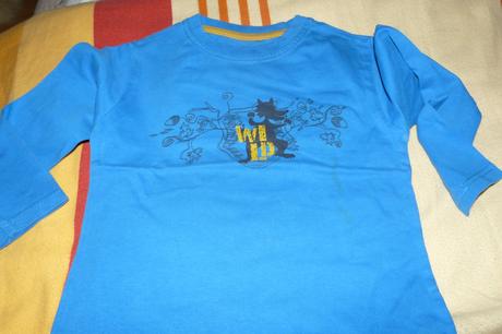 Tričko s dlhým rukávom, lupilu,98