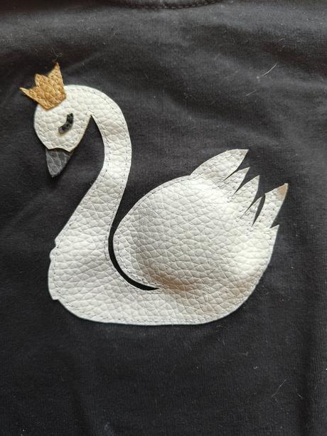 Pískacie šaty labuť 98, 98