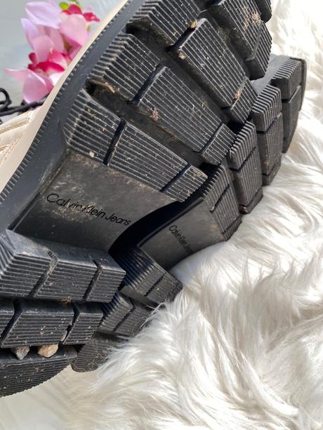 Calvin klein - kožené workery, 41