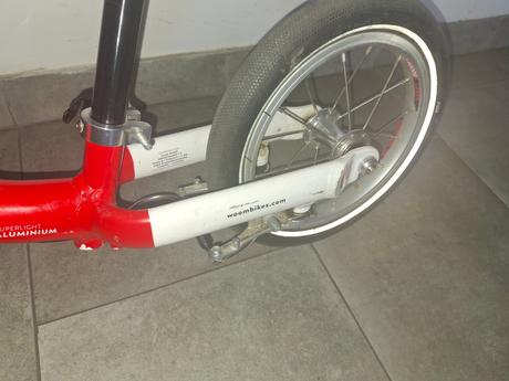 Woom 1 odrážadlo červené, 