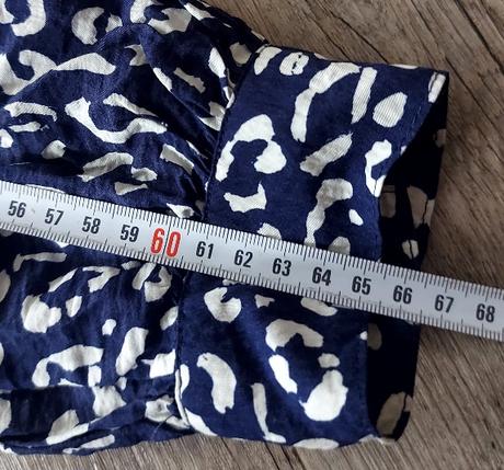 Modrobiele košeľové šaty, c&a,42