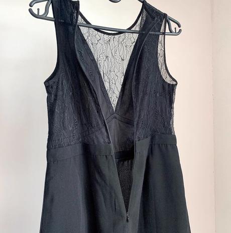 Cierny cipkovany overal, amisu,m