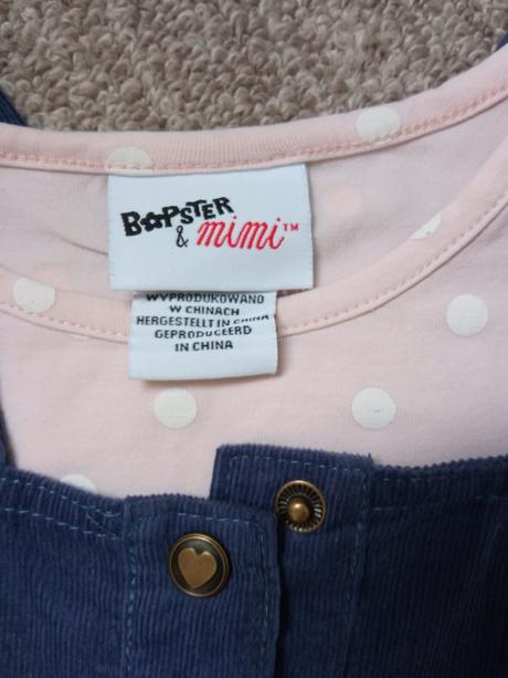 Mensetrove šatky s tričkom bopster&mimi, 98