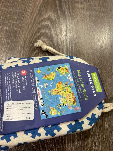 Mudpuppy puzzle mapa sveta, 