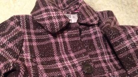 Dievčenský  zimný kabát  6 / 7 rokov., 128