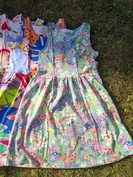 Šaty 3x na leto h&m 122/128, h&m,122