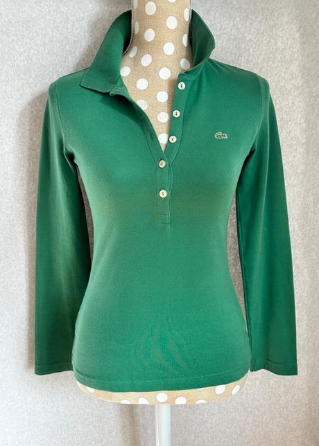 Lacoste polokošeľa v brazílskej zelenej, lacoste,36