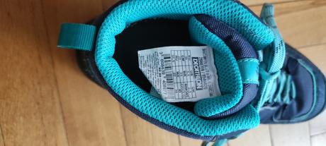 Detská turistická obuv, quechua,35