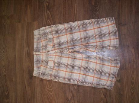 Kárované 3/4 nohavice-s, h&m,m