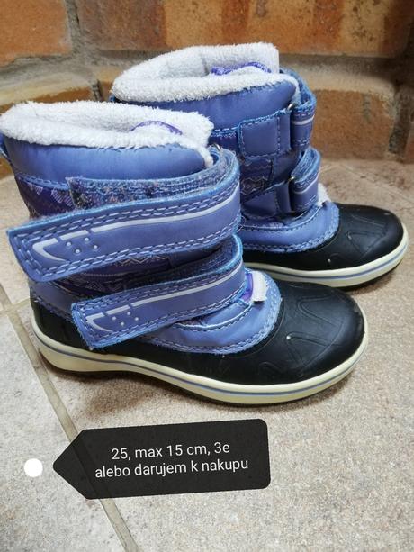 Snehule, zimné čižmy, 25