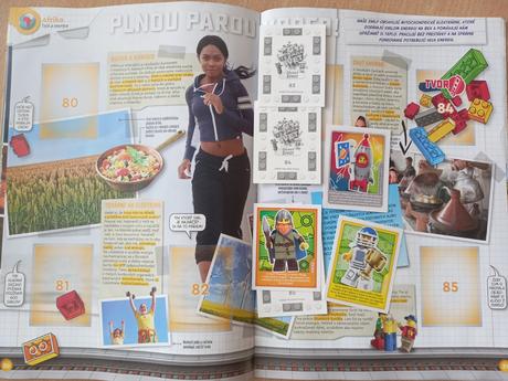 Lego zberateľský album s nálepkami,