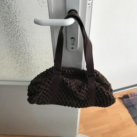 Kabelka pletená, 39 x 19 cm,