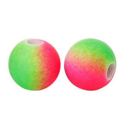 Korálka plastová multicolor 8 mm - akcia, 