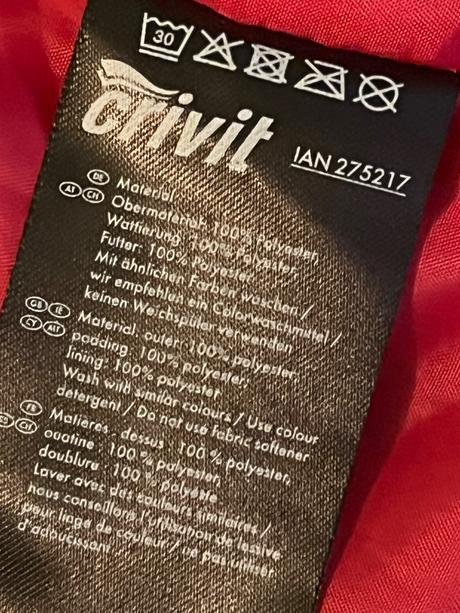 Dievcenska zimna lyziarska vetrovka c. 134/140, crivit,134