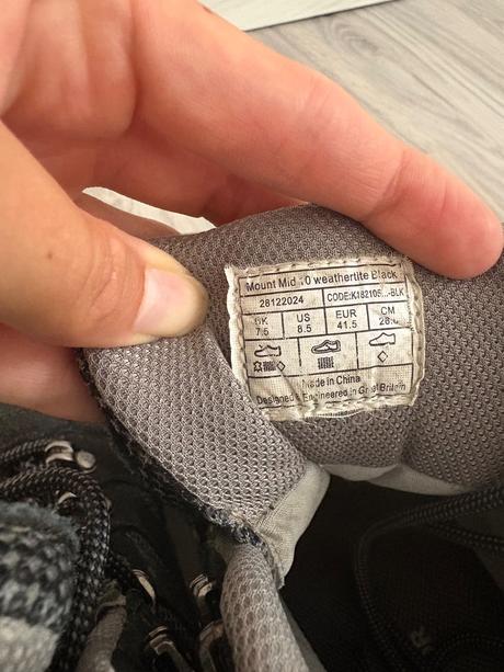 Turistické topánky karrimor 41,5, karrimor,41