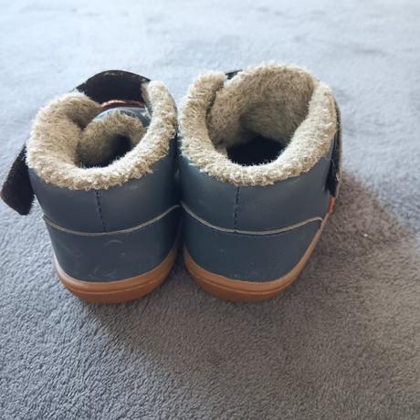 Zimné barefoot topánočky, little blue lamb,21